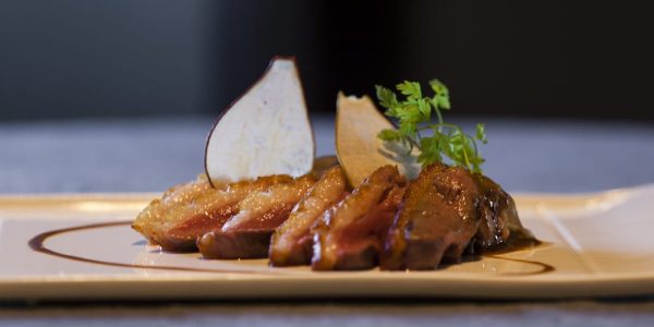 ANEC D,AGLA AMB PERES I FOIE GRAS 1
