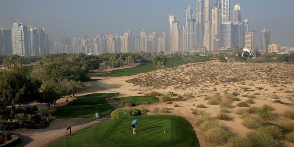during the final round of the 2014 Abu Dhabi HSBC Golf Championship at Abu Dhabi Golf Club on January 19, 2014 in Abu Dhabi, United Arab Emirates.