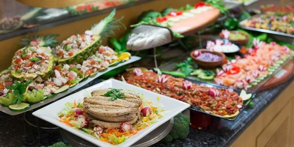 Golf vakantie spanje Hotel Tryp Port Cambrils buffet