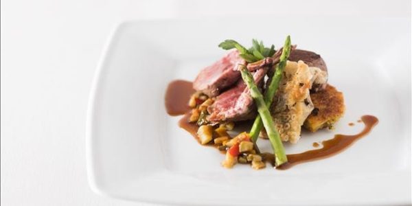 Restaurant - Lamsvlees met ratatouille